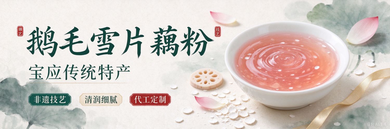 鹅毛雪片藕粉工厂